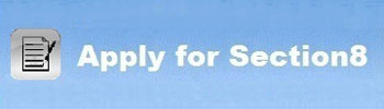 Apply for Section 8 button